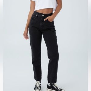 Cotton On Mom Jean grey black Size 6 29”